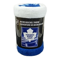 Northwest Toronto Maple Leafs 50x60 inch Micro Raschel Plush Throw Blanket